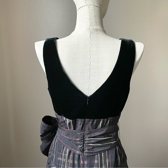 BCBG Max Azria Formal Black Dress Size 4 Ruffle Fit & Flare Cocktail Black - Picture 7 of 15